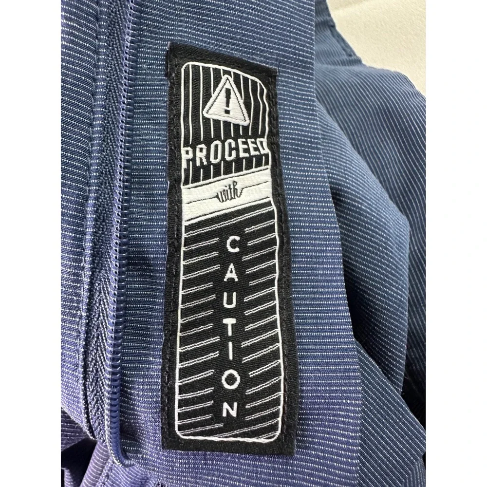 TravisMathew Golf Shorts Blue Heathered Stripe Performance Stretch Hybrid Men 33